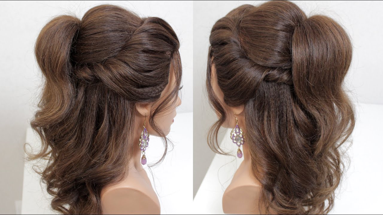 New hairstyle for ladies with long hair. Ponytail hairstyles.