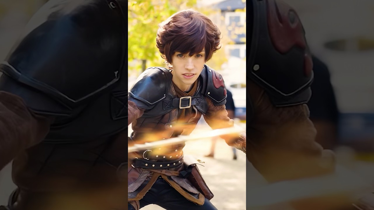 INCREDIBLE 🔥 Hiccup HOW TO TRAIN YOUR DRAGON cosplay #shorts