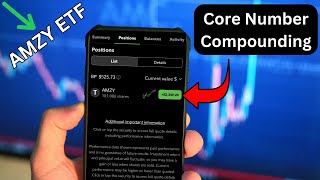 AMZY ETF  Core Number Compounding  ($2350) Buying the dip  Fidelity brokerage  Video update 7