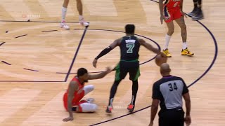 Jaylen Brown just broke that man's ankles so bad 😨