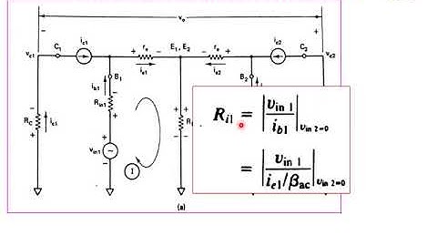 Dual input balanced output differential amplifier - resistances