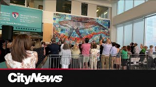 Community mural revealed at the Montreal Children’s Hospital