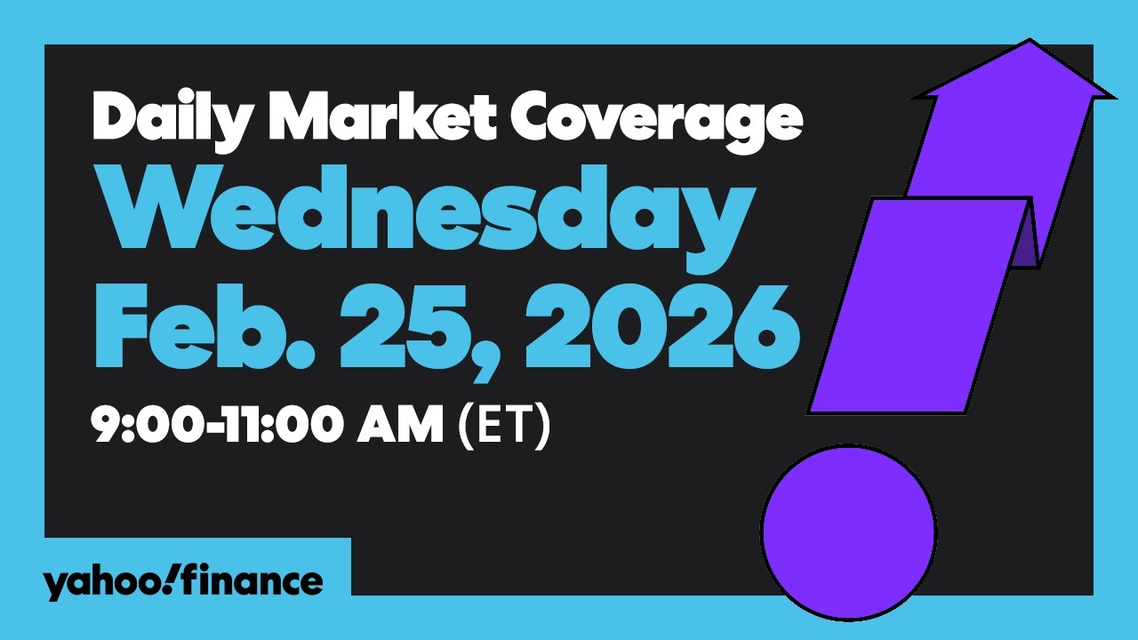 Stocks rise as Nvidia gut check looms for Al trade | Daily Market Coverage Feb. 25, 2026
