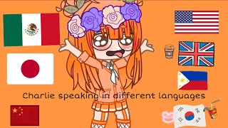 Charlie speaks different languages ✨