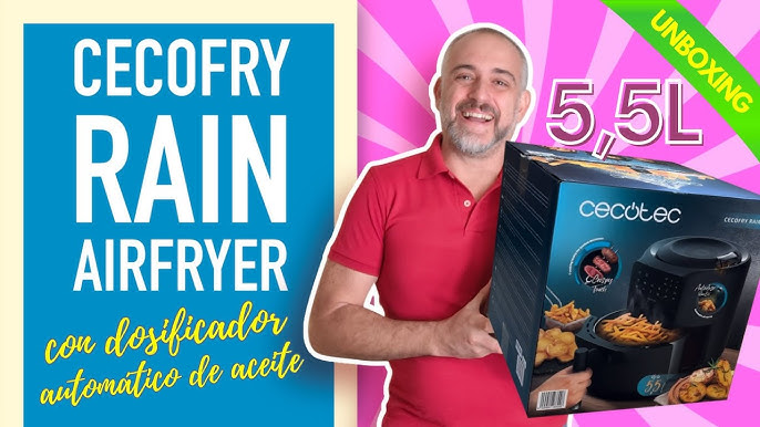 🚨 Probamos la CECOFRY RAIN 🫑 AIRFRYER con VAPORIZADOR de ACEITE y AGUA  ¡y AUTOLIMPIEZA! Opiniones 