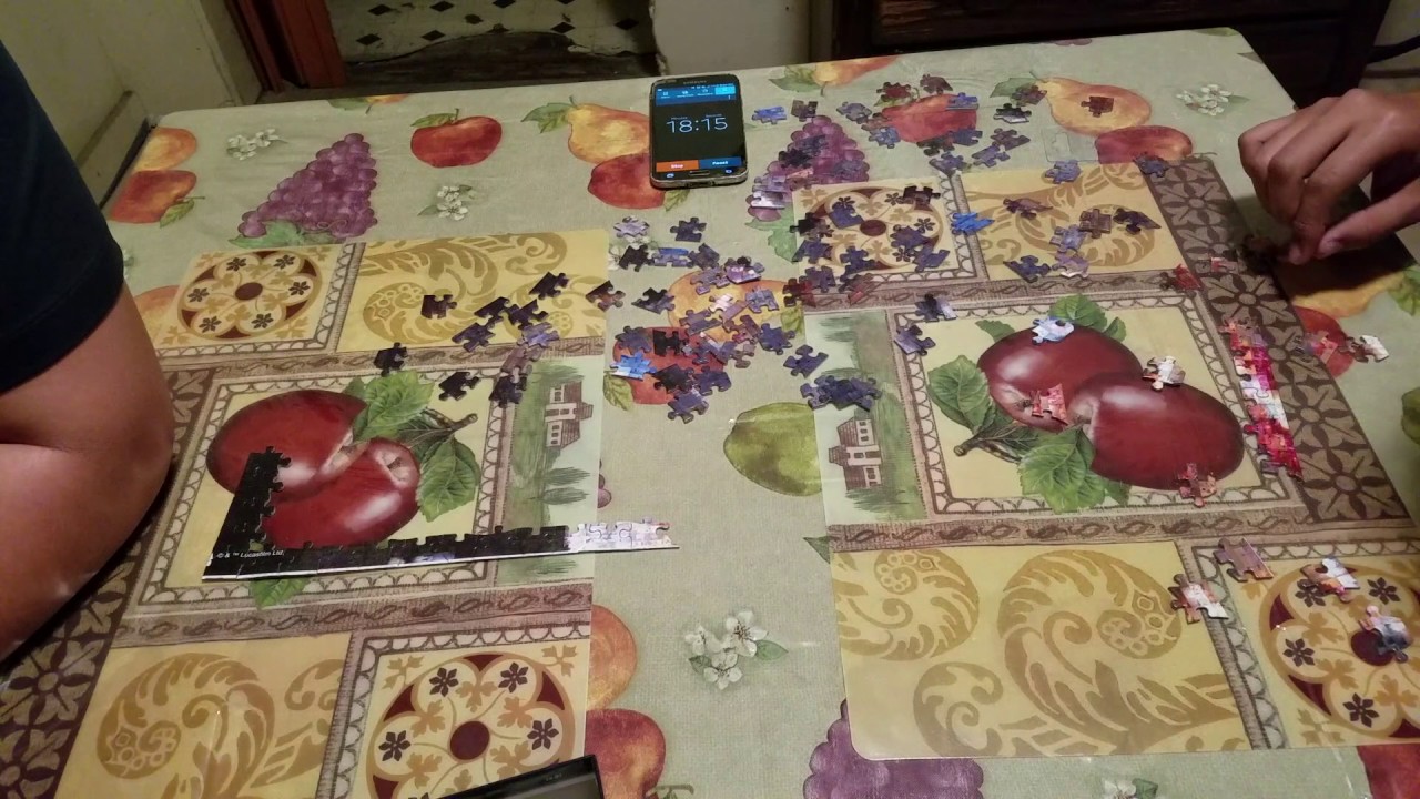 750 Piece Puzzle Timelapse YouTube
