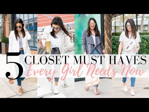 5 CLOSET MUST HAVES EVERY GIRL NEEDS NOW *Closet Essentials* | LuxMommy