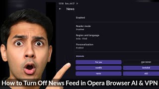 How to Turn Off News Feed in Opera Browser AI & VPN screenshot 5
