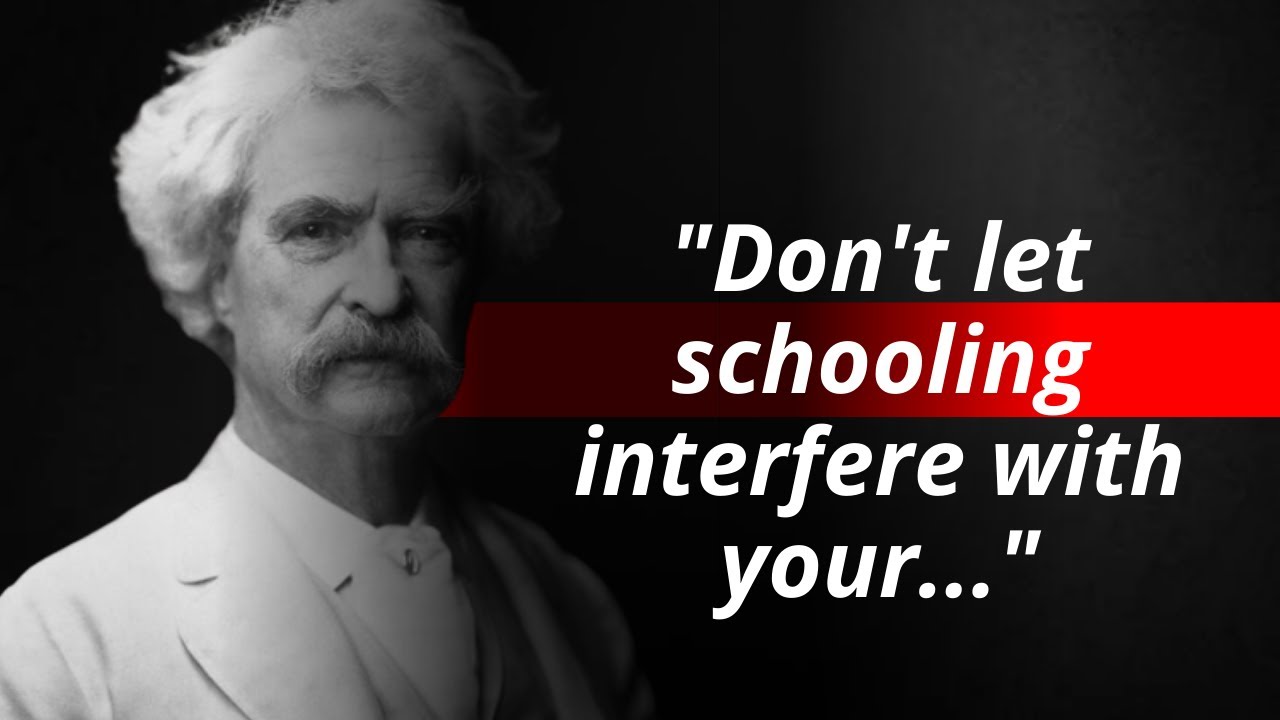 Mark Twain's Quotes You Would Regret You Didn't Know Before YouTube