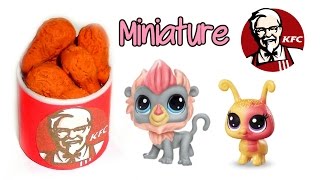 DIY Miniature Dollhouse KFC Food 🍗