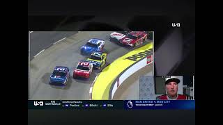 Replay of final restart + final lap crash - 2023 NASCAR Xfinity Series Martinsville 2