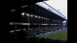 Goodison Park, Everton FC - Atmosphere in Lower Gwladys Street End