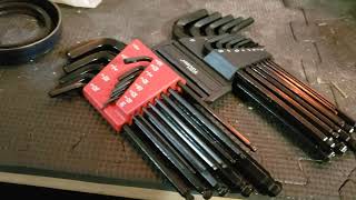 Walmart clearance aisle find, 26 peice ball end hex key set, allen wrench set Hyper Tough.