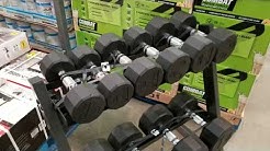 Costco Cap Barbell Weights Set with Rack  200lbs!!! $199!