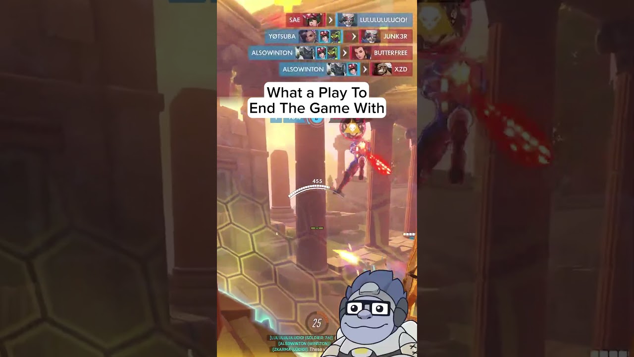 Insane Way To End The Game 🏁 | Winton_OW2 on #Twitch