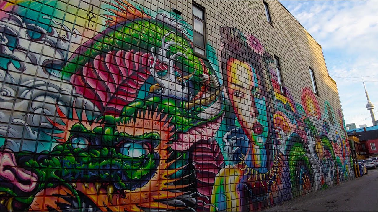 Toronto's Baldwin Village & Chinatown's Residential Area in Autumn [4K 60fps / ASMR Travel / Canada]