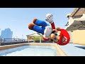 Gta 5 mario ragdolls water compilation 5 funny moments  euphoria physics