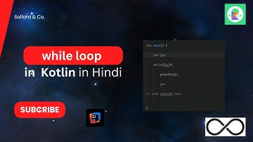 while loop in Kotlin in Hindi / while loop statement in Urdu