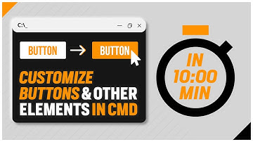 [10 min challenge] Customize Buttons & Other Elements on Cmd | CMD Tricks & Hacks