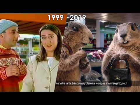 Retour vers le futur Pub TV Milka - Les marmottes 1999 vs 2019 - 20 ans