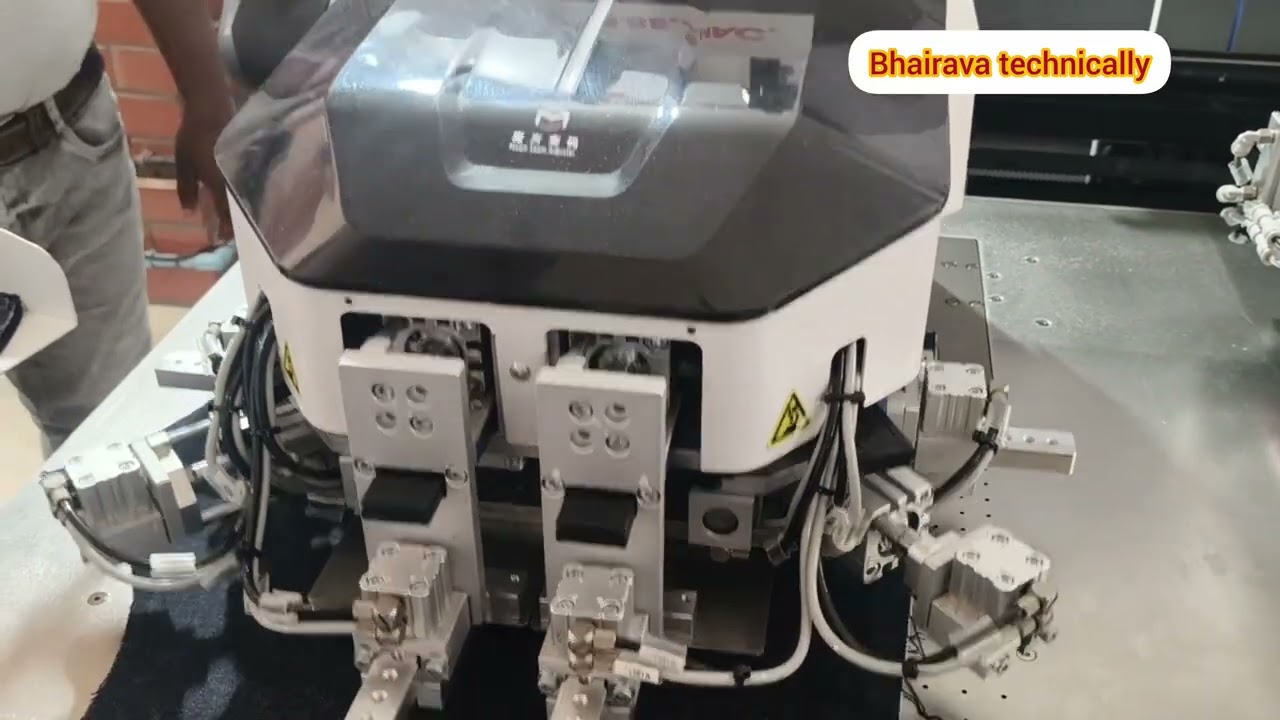 VIBEMAC VE6-automatic pocket setter machine ಕನ್ನಡ video 