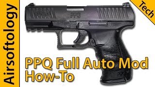 Hack your Elite Force Walther PPQ to Full Auto | How-To | Airsoftology screenshot 5