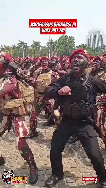 VIRAL!!!  AKSI YEL YEL KOPASSUS DI HARI HUT TNI #tnidihatirakyat