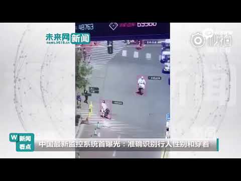 “中國天網”監控放大招：準確識別行人年齡、性別、穿著