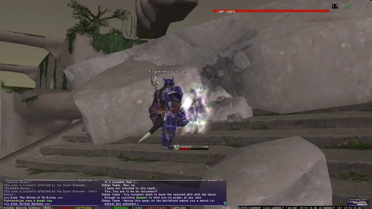 FFXI Relic Polearm (Gungnir) Cutscenes YouTube