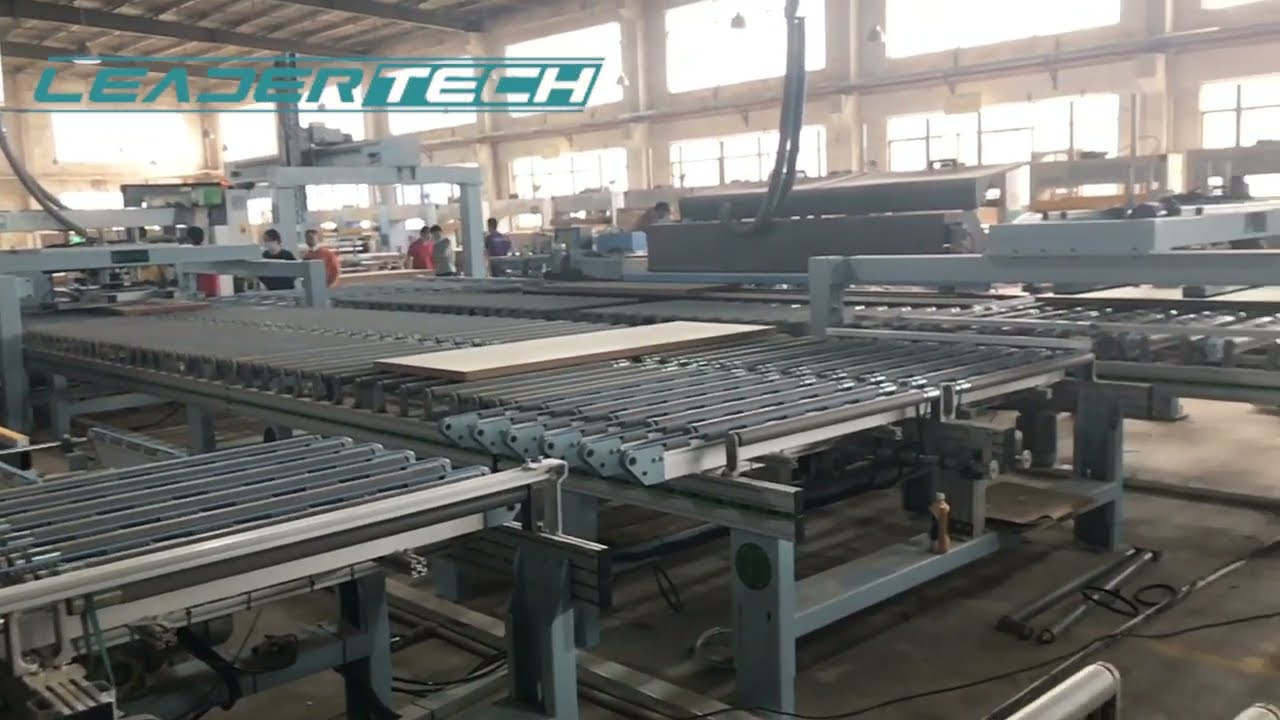 How to produce paint-free wooden door  | Automatic wooden door manufacturing line