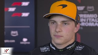 Oscar Piastri: A few others in the fight for pole | FP2 Interview Imola GP 2025