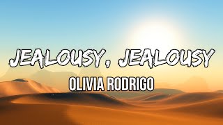 Olivia Rodrigo - jealousy, jealousy (Lyric Video) | Com-comparison is killin&#39; me slowly