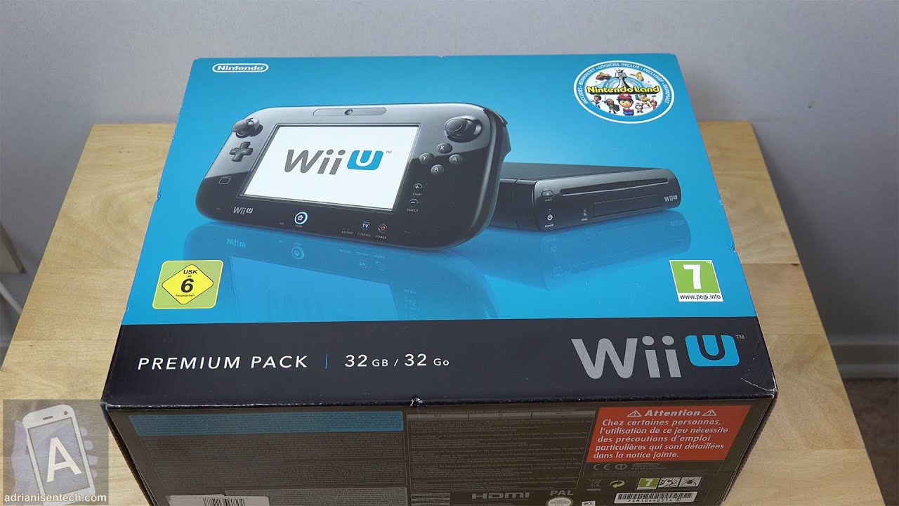 Nintendo Wii U Unboxing 4k Youtube