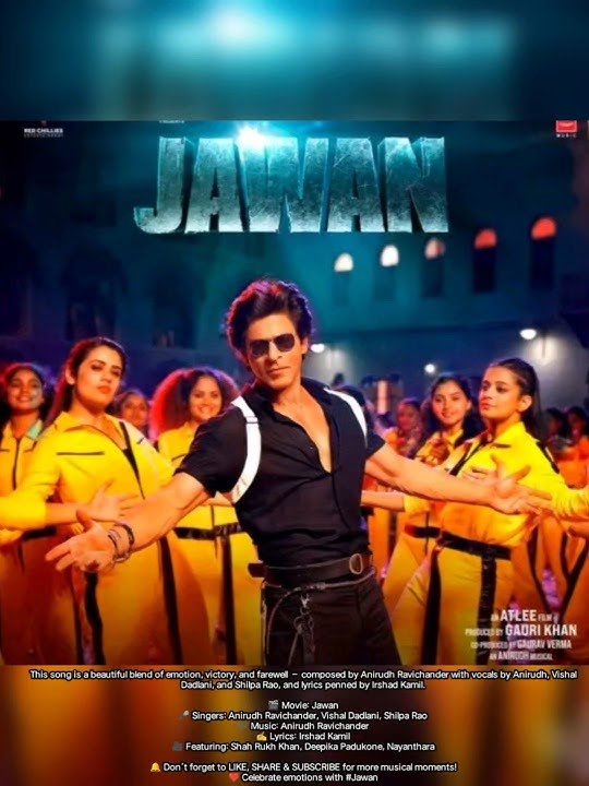 Ramaiya Vastavaiya – Full Video | Jawan | Shah Rukh Khan | Anirudh | Vishal Dadlani | Shilpa Rao