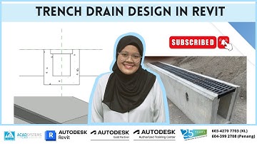Trench Drain in Autodesk Revit