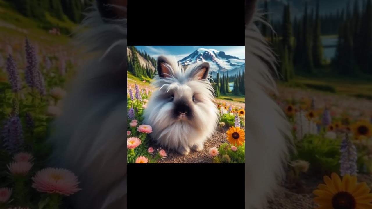 Angora Rabbits Hello #mama #good that You Visit Me A Lot #blessed #rabbit