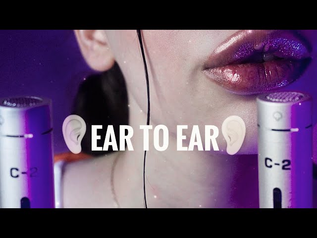 ASMR Ear-to-Ear Mouth Sounds💖20K Celebration & New Mic Test