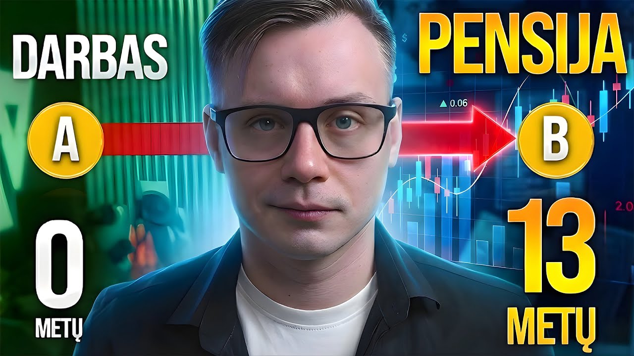 Sukaupti 300'000€ Su 200€/Mėn. Ankstyvai Pensijai (Nobelio Premiją Pelniusi Strategija)