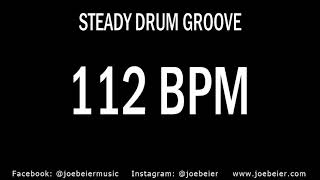 Video thumbnail of "112 BPM - Rock Drum Beat - Backing Track - Practice Tool"