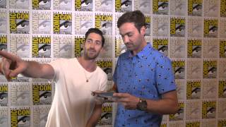 jeff dye at comic con 2015 with iddo goldberg