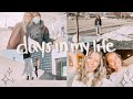 LAST DAYS VISITING WITH MY YOUTUBE FRIEND! | road trips, pink coffee, christmas lights, photoshoots!