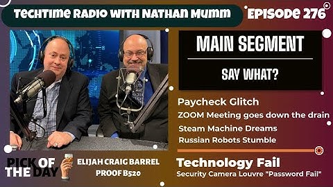 TechTime Radio Episode 276 - "SAY WHAT?" November 18th - 24th 2025