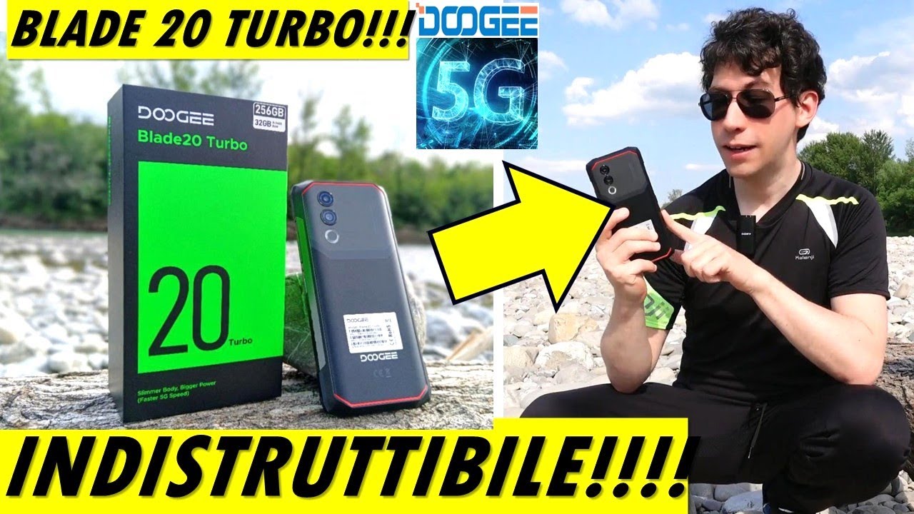 DOOGEE Blade20 Turbo 5G Globale - 10300 MAh, 256GB, 50MP, NFC, MediaTek Dimensity 7050 - Foto 1