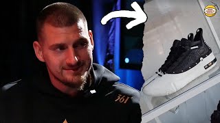 Nikola Jokic on his NEW Shoes the JOKER 1 & More at 361 Shoe Event