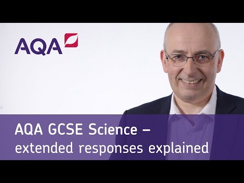 AQA GCSE Science – extended responses explained
