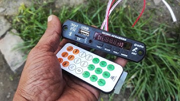 USB Mp3 with Bluetooth Module Player Setup | Make Bluetooth, USB & FM Amplifier at home (Updated)