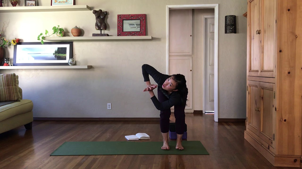 Upside Down Yoga Practice