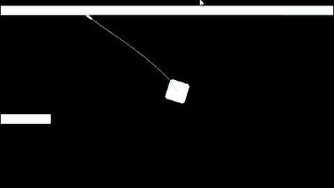Rope simulation with box2d