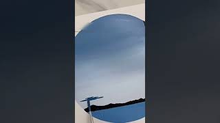 #String Lights Sunset Scenery | #Painting Tutorial For #Beginners #Acrylic