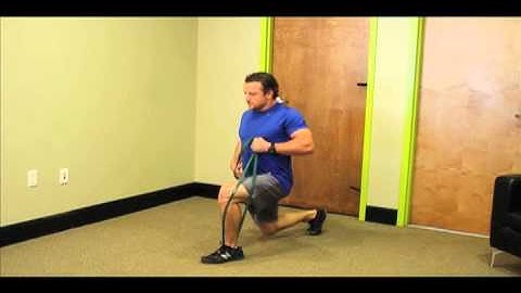 GoFit Superband Single Arm Front Loaded Split Squat
